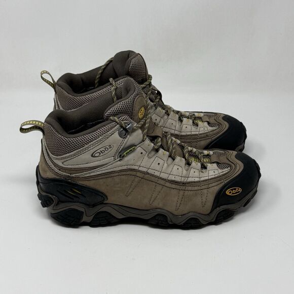 Oboz Bridger Hiking Boots Womens 11 Brown Nubuck Leather Waterproof Gorpcore - Picture 3 of 16